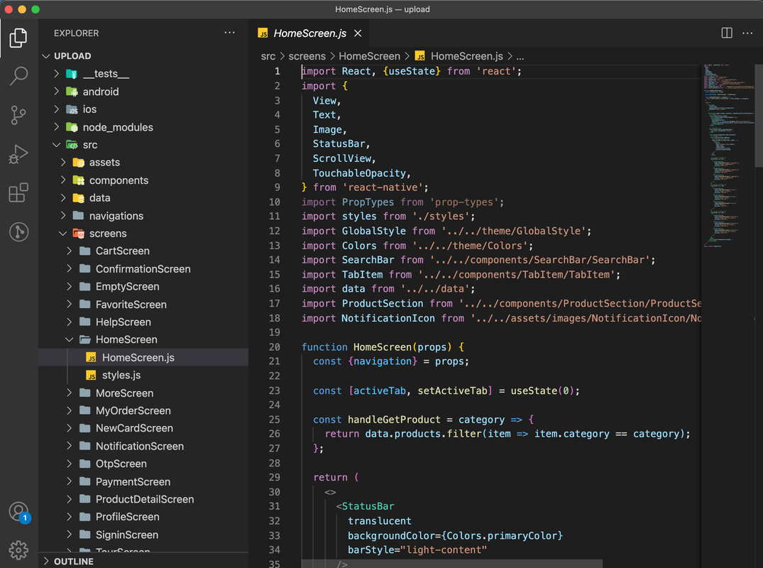 Basket - Grocery App Template React Native (Android, iOS) - 2