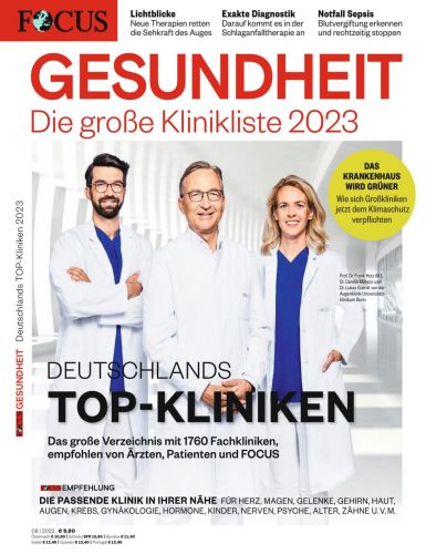Cover: Focus Gesundheit Magazine No 01 2023