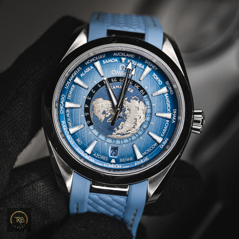 Omega Aquaterra WorldTimer Summer Blue - Image 6