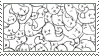 OFF spectre pile stamp