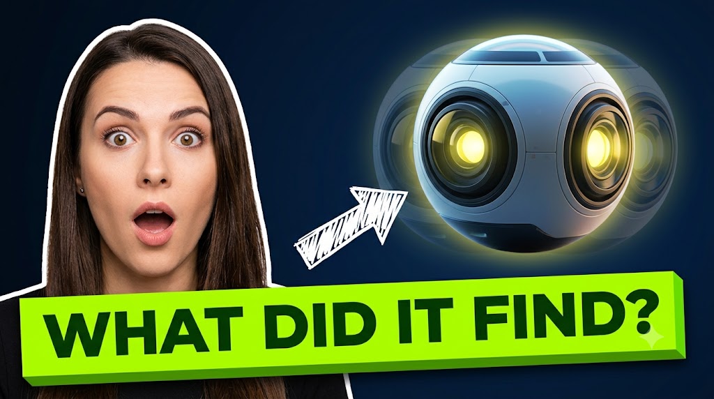 AI-generated example result for the youtube-thumbnail prompt: Tech Review & Unboxing – "MAIN TEXT: e.g., WHAT DID IT FIND?" | Tech Review And Unboxing Youtube Thumbnail AI YouTube Thumbnail Prompt