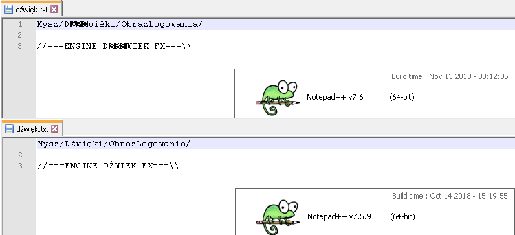 Polish characters incorrectly displayed on 7.6 · Issue #5116 · notepad ...