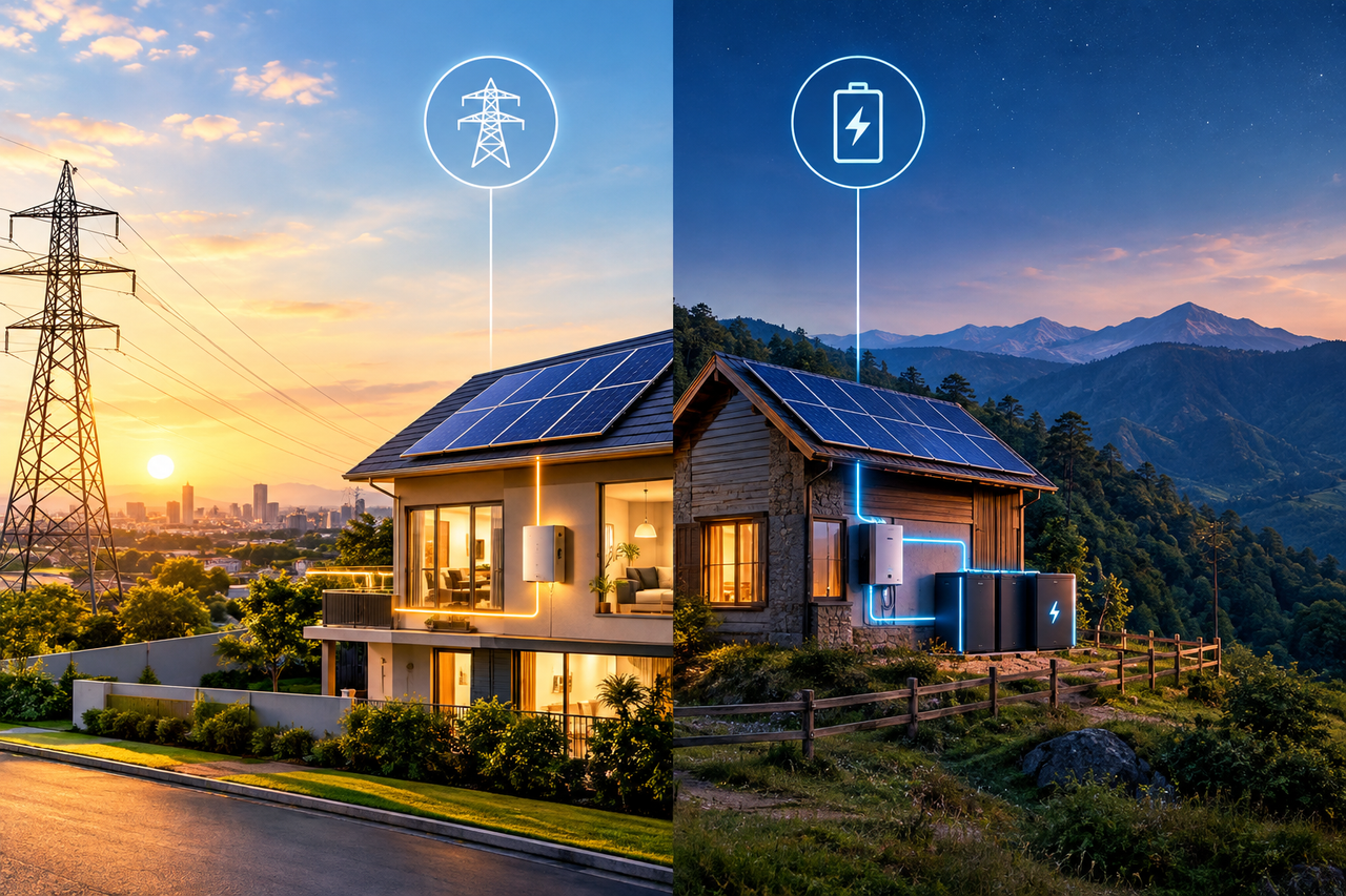 Understanding On Grid vs Off Grid Solar Power Systems Architecture