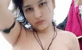 Very attractive Pakistani woman in a nude video