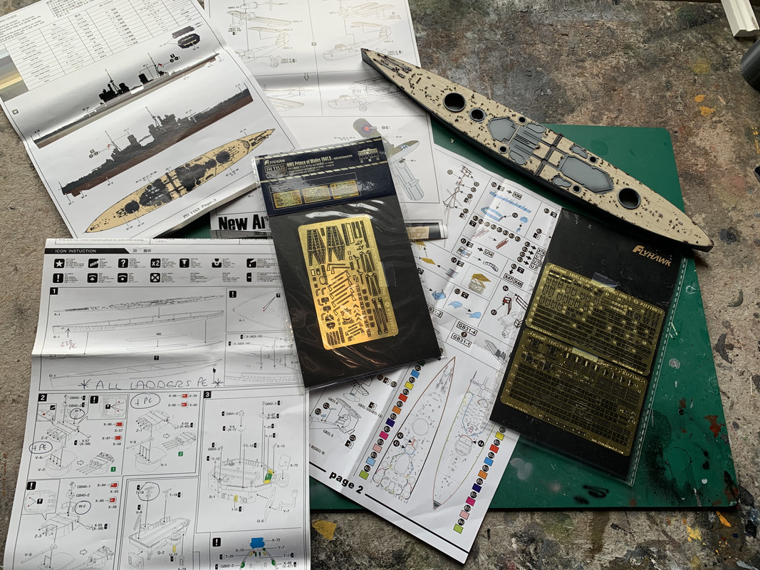 Werft 1/700 S700004 Upgrade Teile Für Flyhawk HMS Prince Of Wales