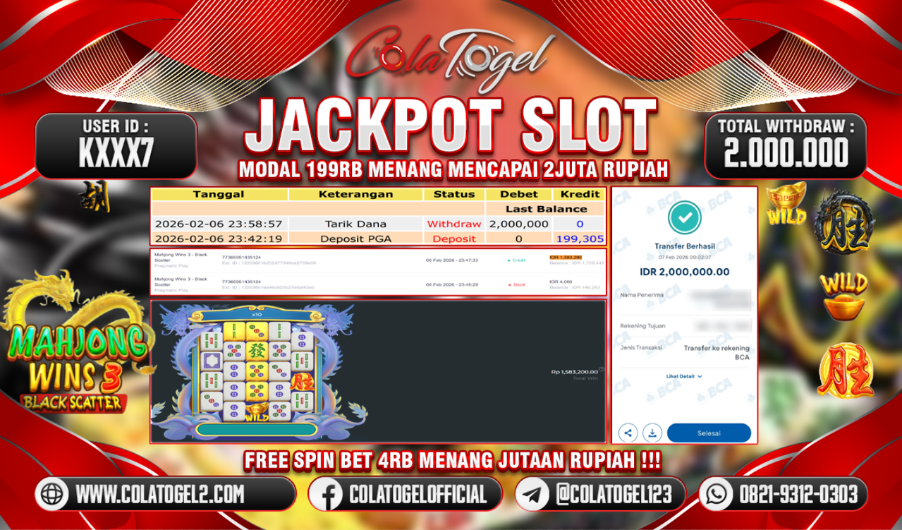 JACKPOT SLOT GACOR!!