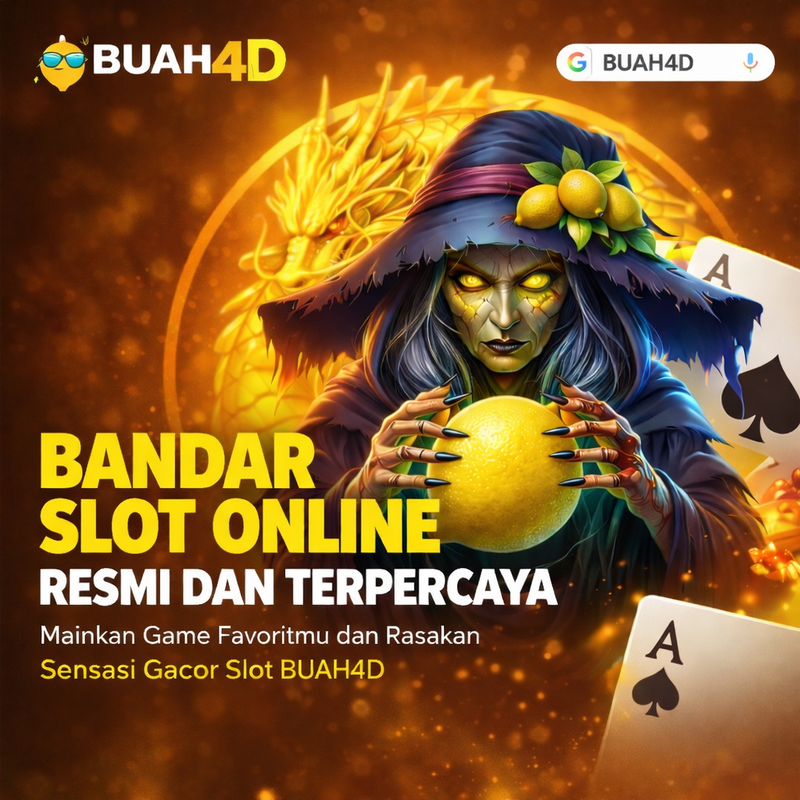BUAH4D: Bandar Slot Online Resmi Aman dan Terpercaya