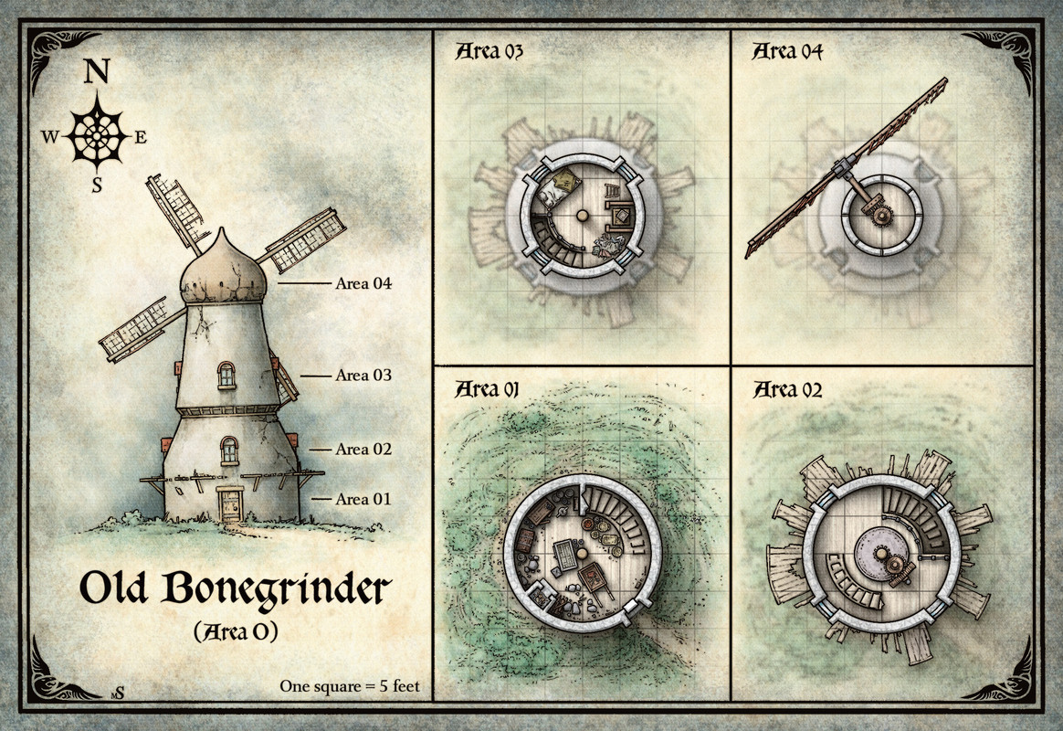 Windmill on the hill