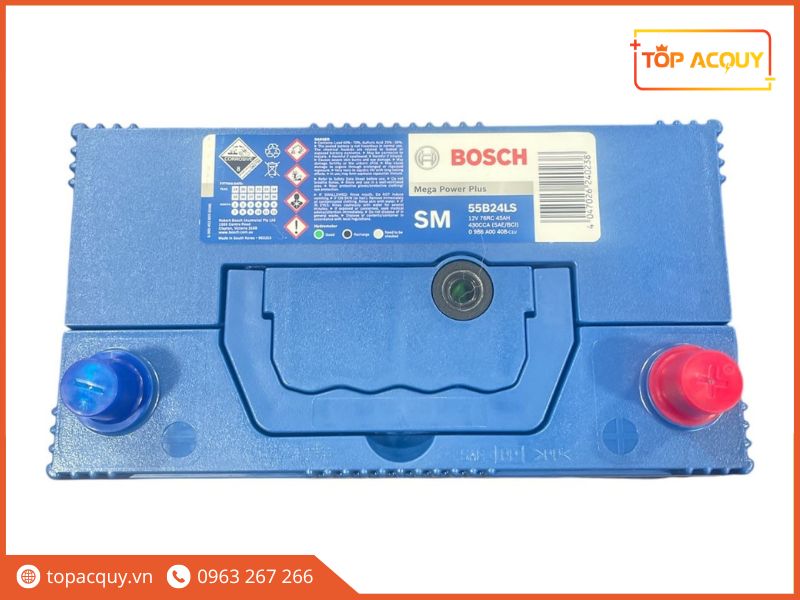 Bình ắc quy Bosch 55B24LS 12V 45Ah chính hãng