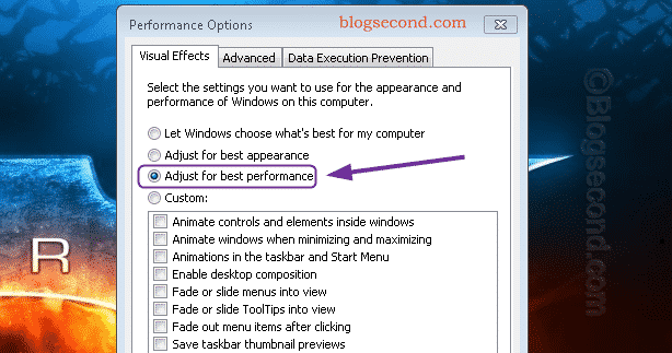 Activate performance for PC