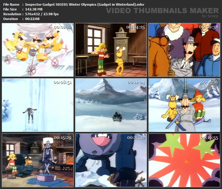 Inspector Gadget S01E01 Winter Olympics (Gadget in Winterland).mkv