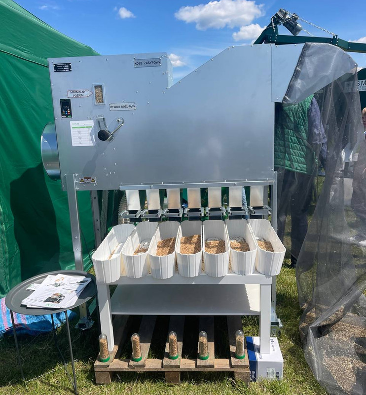 Агрегат для очищення та калібрування зерна