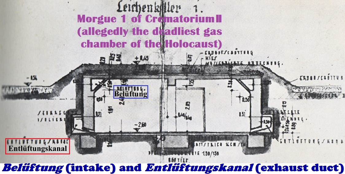 Holocaust - Auschwitz-Birkenau - Krema II - Morgue 1 - Ventilati