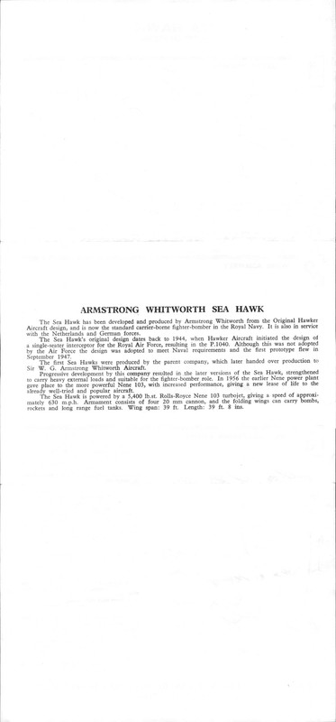Sea Hawk Instructions 1