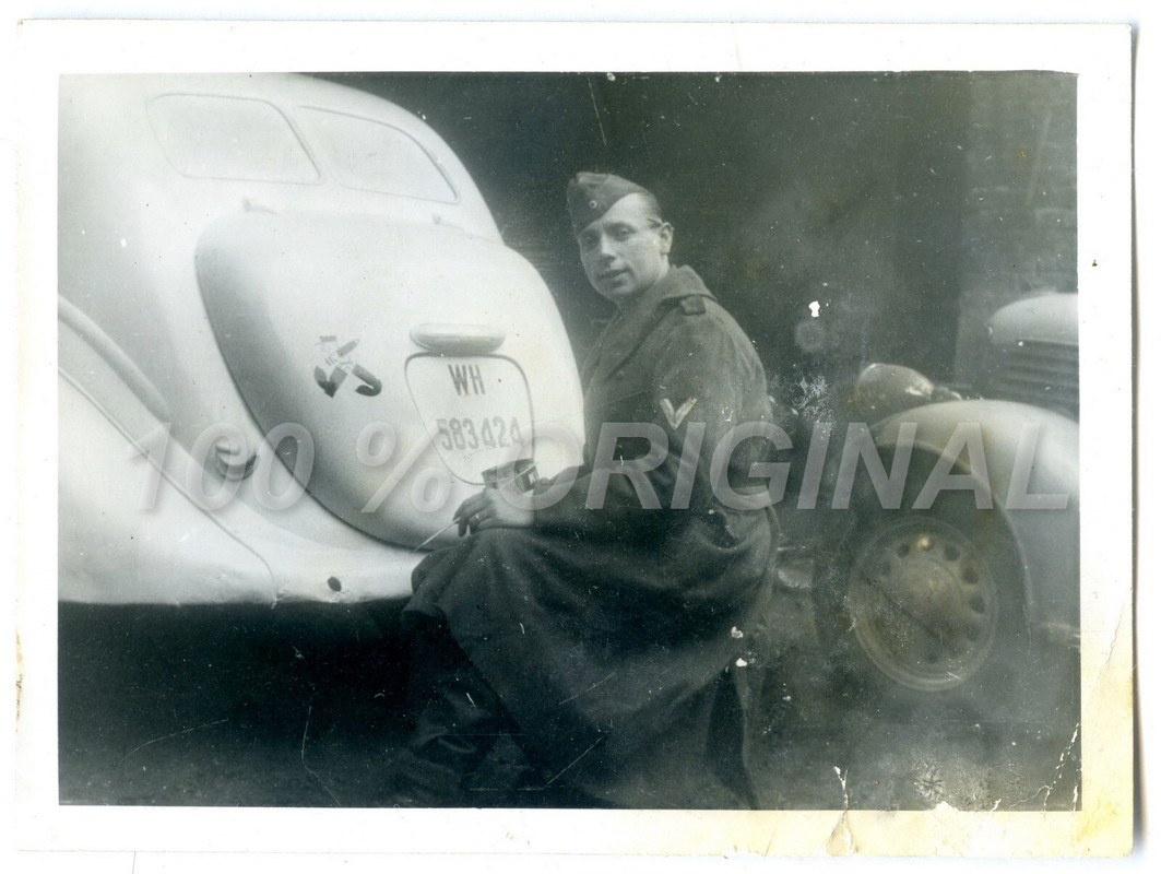 Pkw Kfz Auto Wappen ~Birkenhördt Bergzabern 1944 Eifel Gr Frankreich (2)