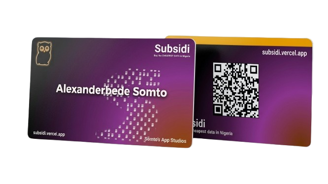 Subsidi Card