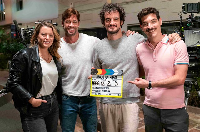LA PELÍCULA “BAJO UN FUEGO”, PROTAGONIZADA POR WILLIAM LEVY, EN RODAJE CON PRODUCCIÓN DE SECUOYA