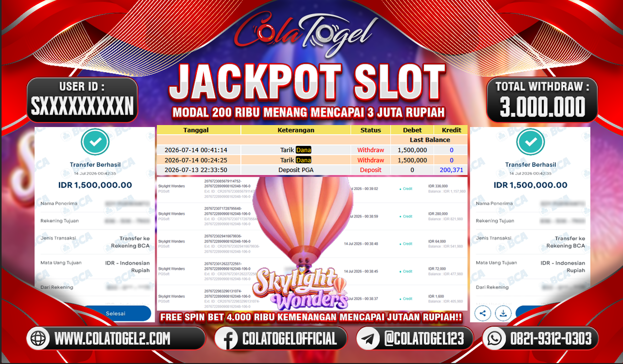 JACKPOT SLOT GACOR!!