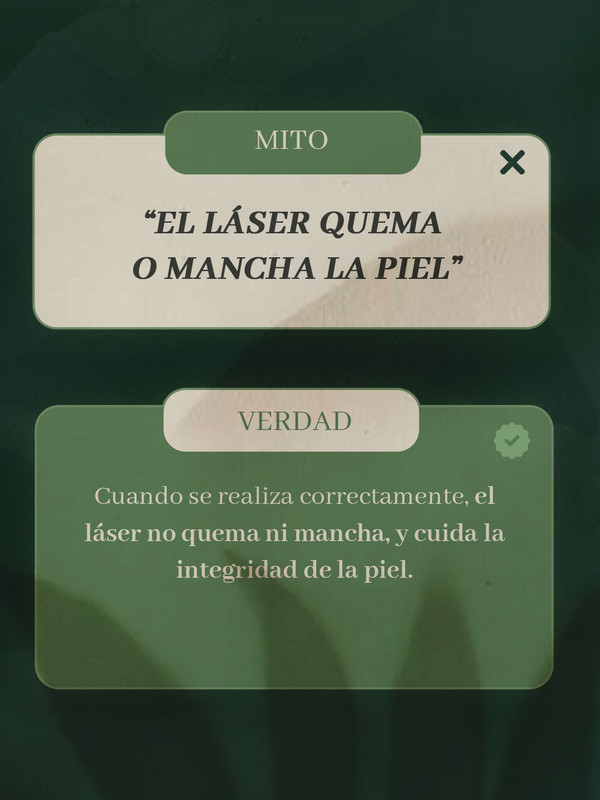 Mito y verdad sobre depilación láser 5