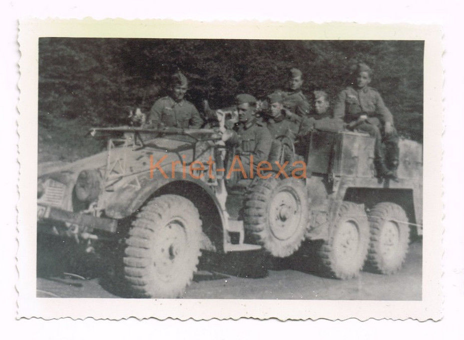 Original Foto Wehrmacht 2WK Technik Fahrzeug