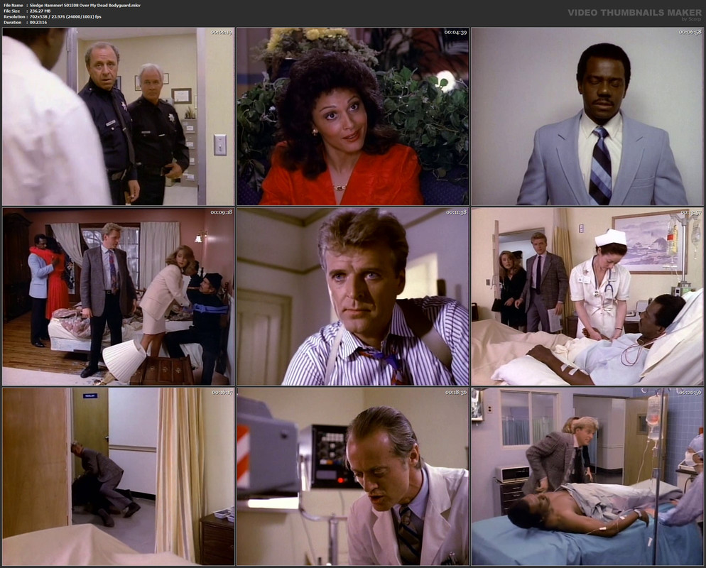 Sledge Hammer! S01E08 Over My Dead Bodyguard.mkv