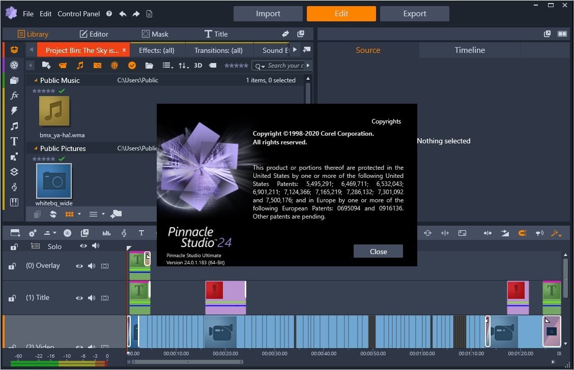 Pinnacle Studio Ultimate v26.0.1.181 (x64)(Incl Content Packs)
