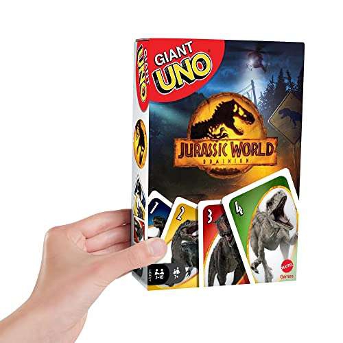 Amazon: UNO Jurassic World, Gigante 
