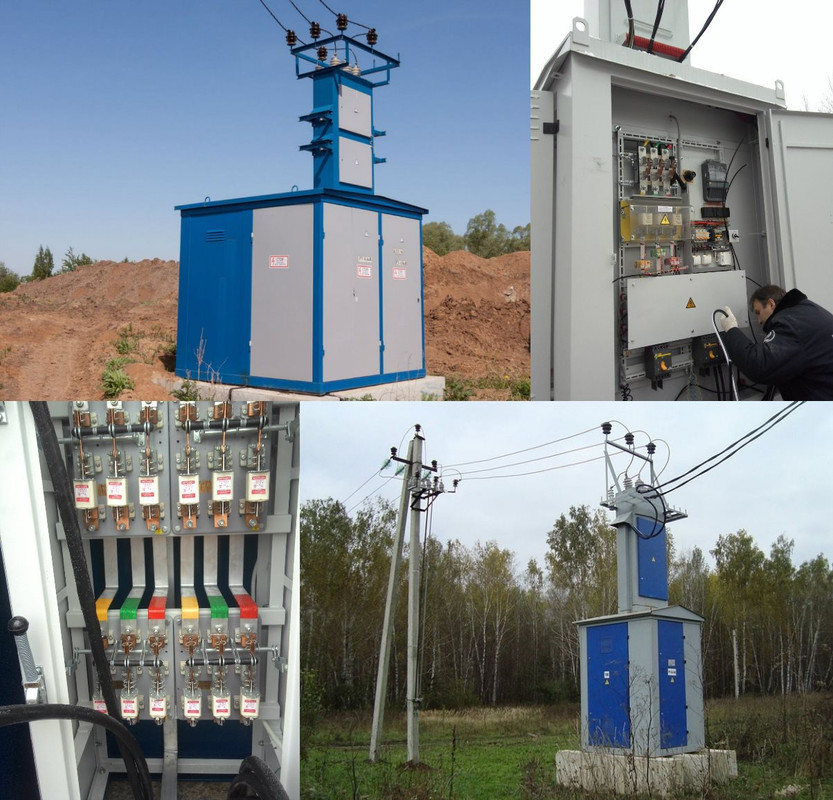 Установка трансформаторных подстанций