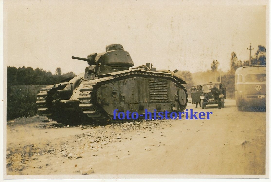 französischer BEUTE Panzer B1 bis LKW Omnibus Vo