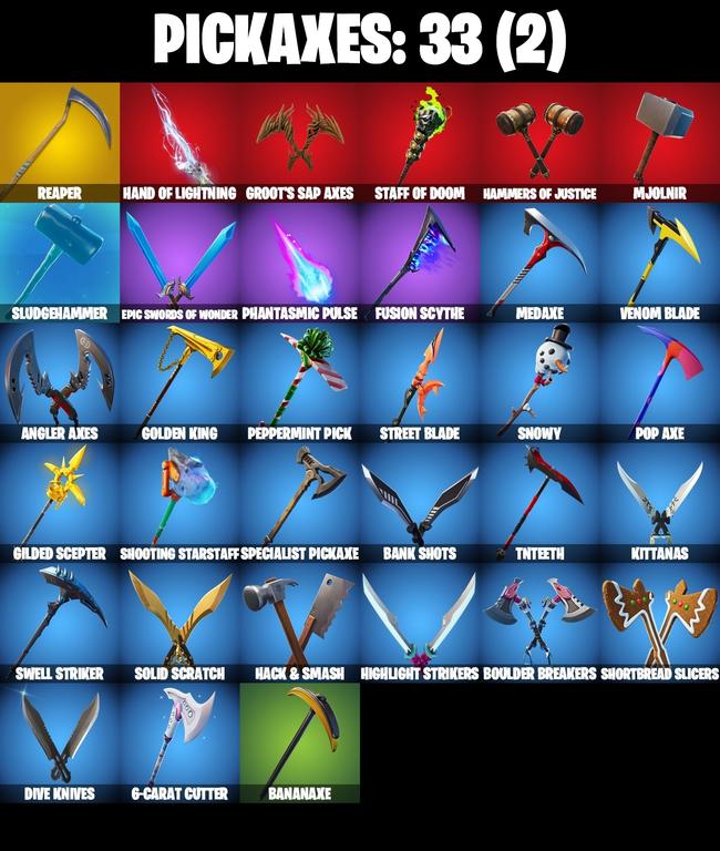 pickaxes comp
