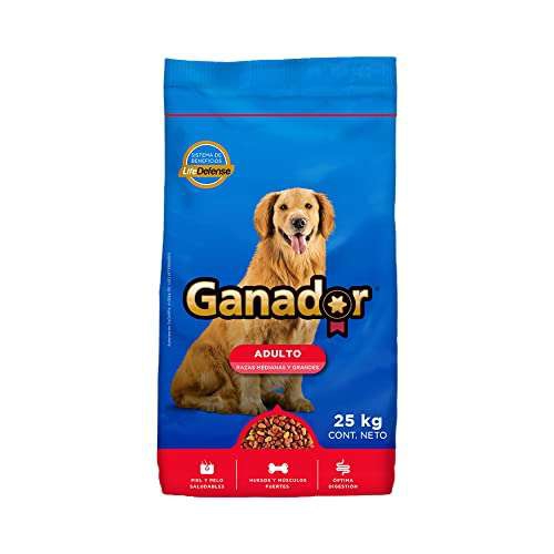 Oferta en Amazon GANADOR 25 kg. Alimento para perro 