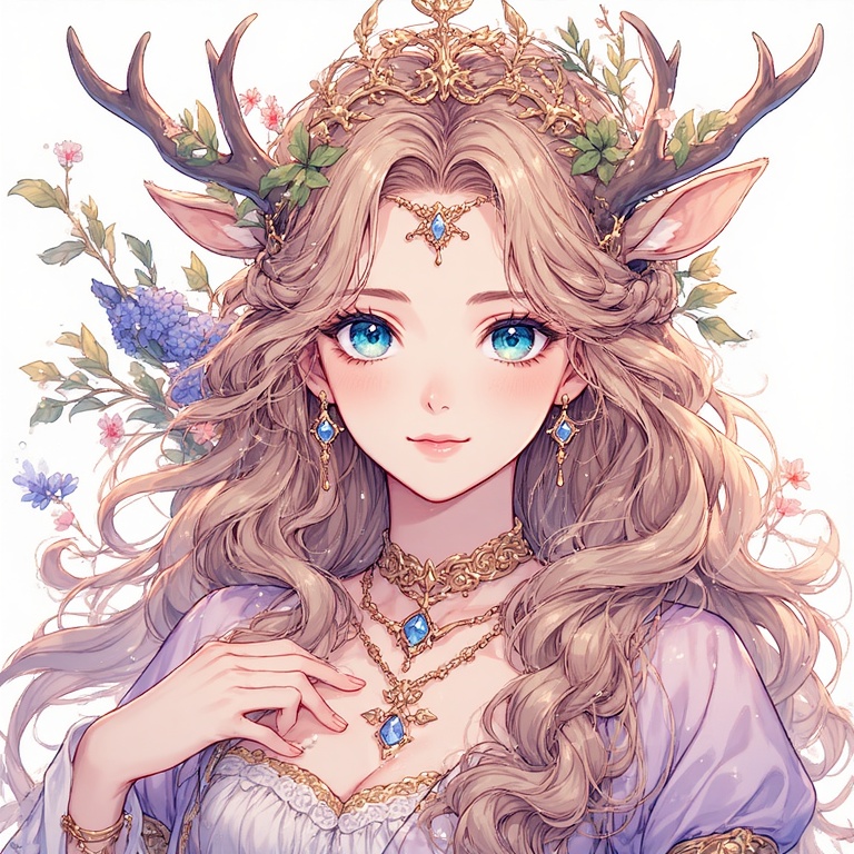 Goddess-Diana-with-a-Stag-waif