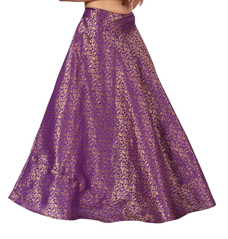Women's Maxi Skirt Flared Bollywood Lehenga Choli Belly Dancing Skirts Partywear - Picture 43 of 47