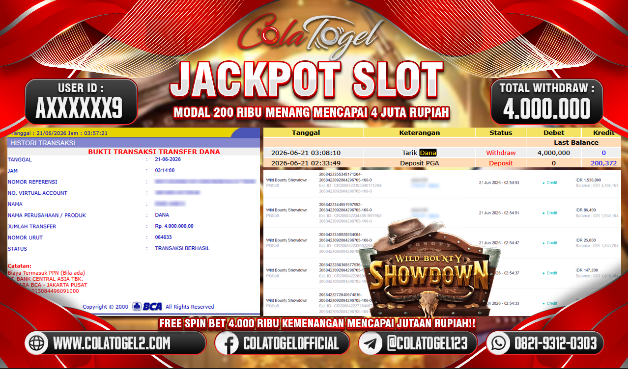 JACKPOT SLOT GACOR!!