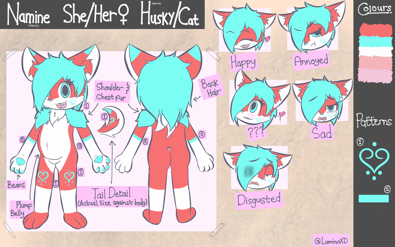Namine Reference Sheet