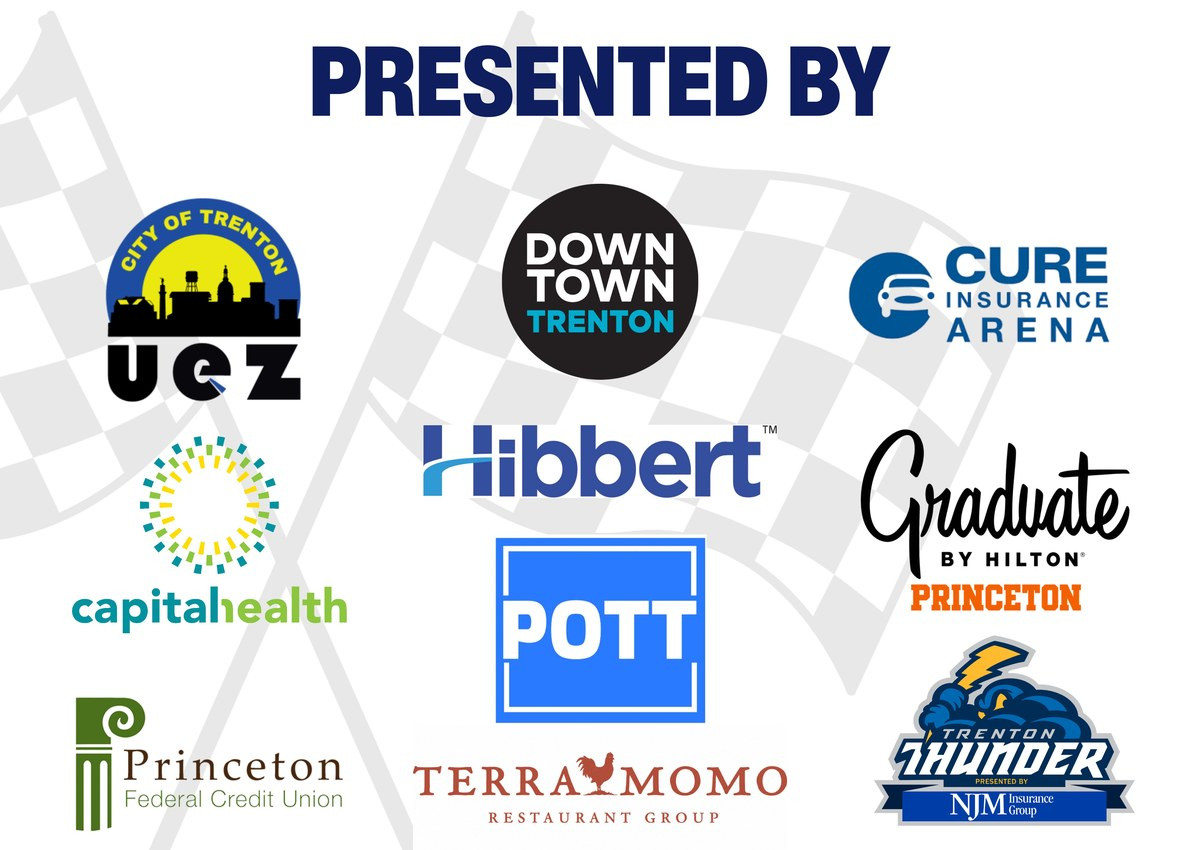 Revolutionary Mile presented by City of Trenton UEZ, Downtown Trenton, CURE Insurance Arena, Capital Health, Hibbert, Graduate by Hilton Princeton, Pott, Princeton Federal Credit Union, Terra Momo Restaurant Group and Trenton Thunder presented by NJM