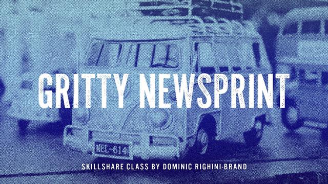 Gritty Newsprint Effect in Photoshop