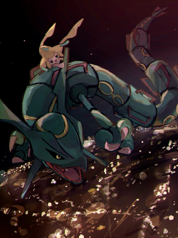 jirachi-and-rayquaza-pokemon-drawn-by-an