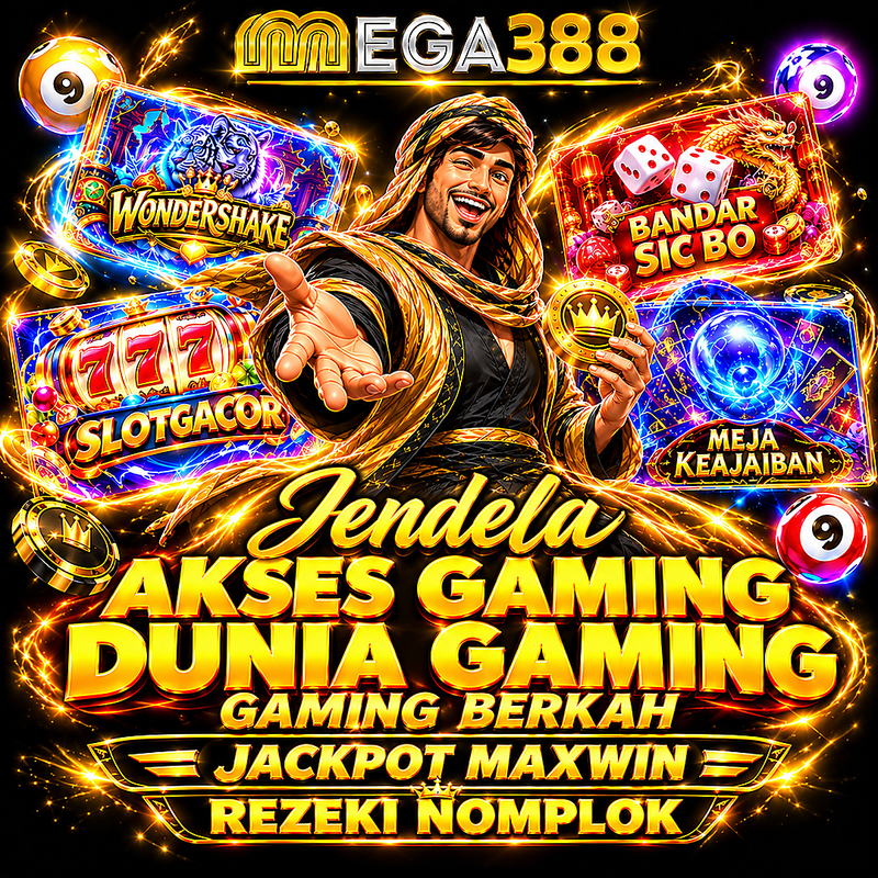 MEGA388 = JENDELA AKSES DUNIA GAMING BERKAH JP MAXWIN REZEKI NOMPLOK by Hey siriusly