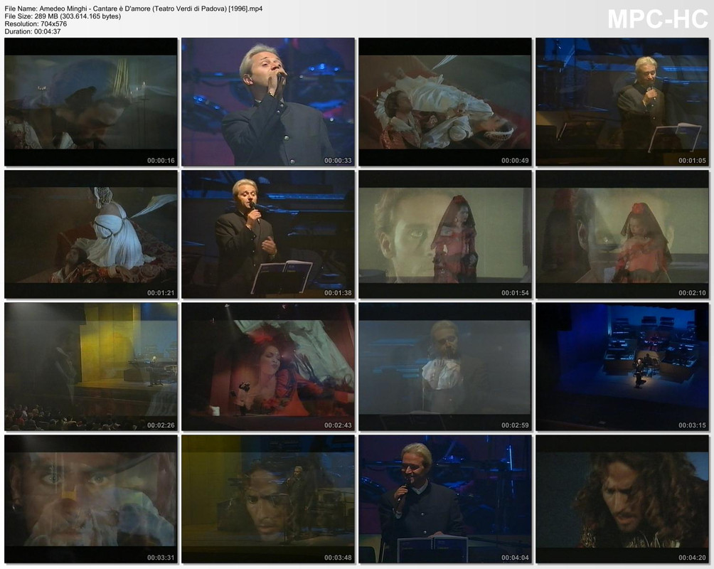 Amedeo Minghi - Cantare è D'amore (Teatro Verdi di Padova) [1996]
