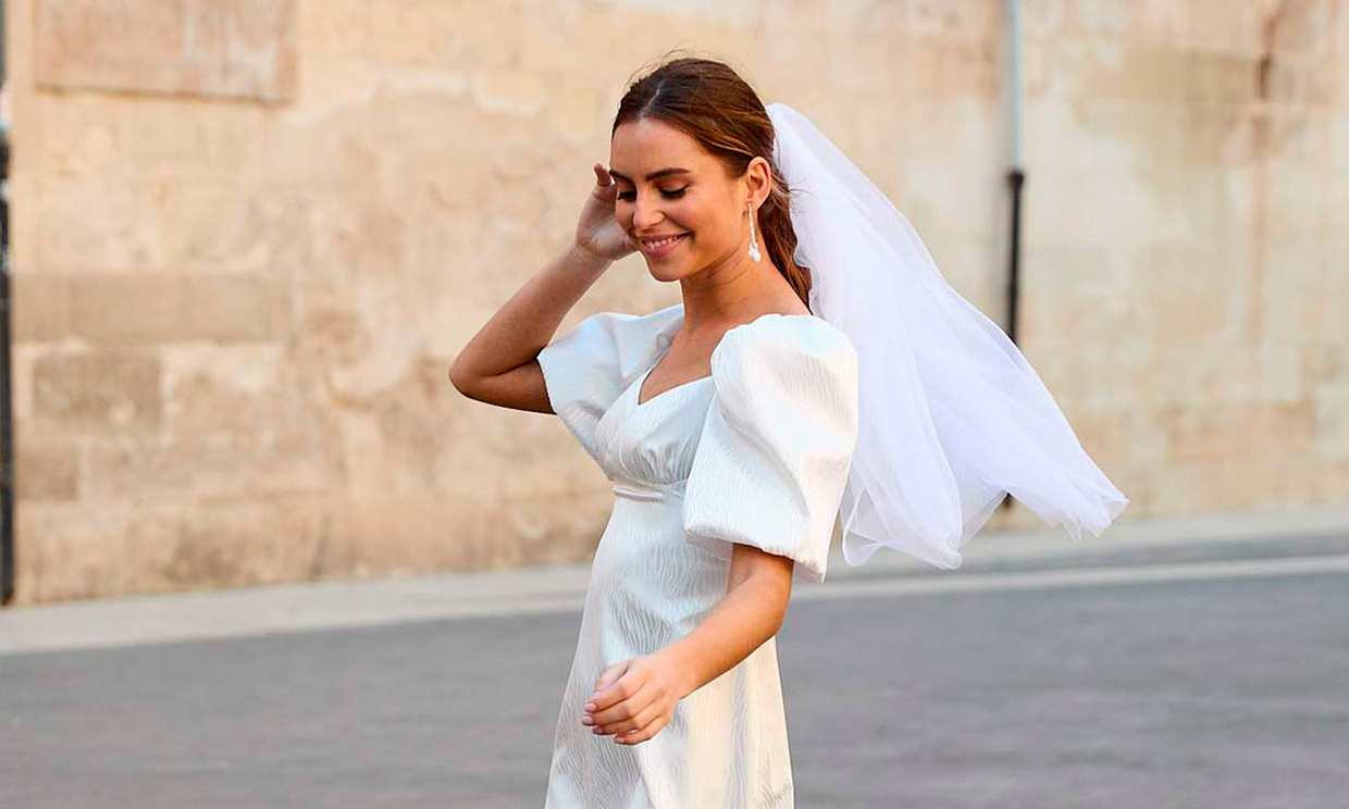 Novia sorprendió a su esposo en el día de su boda con un nuevo look