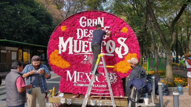 Así luce Paseo de la Reforma previo al gran Desfile de Día de Muertos