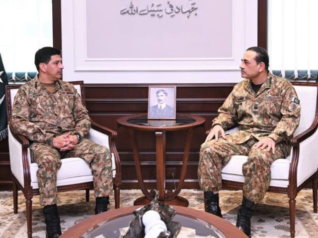 Newly appointed CNSC Aamer Raza meets CDF Asim Munir in Rawalpindi: ISPR
