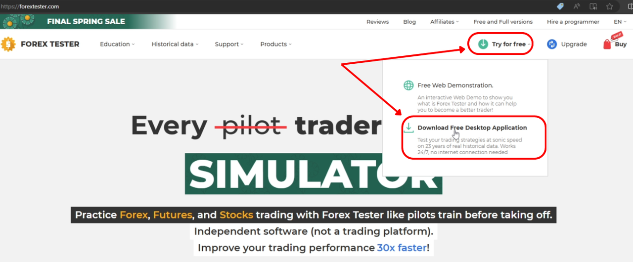 Tải phần mềm Forex Tester 6