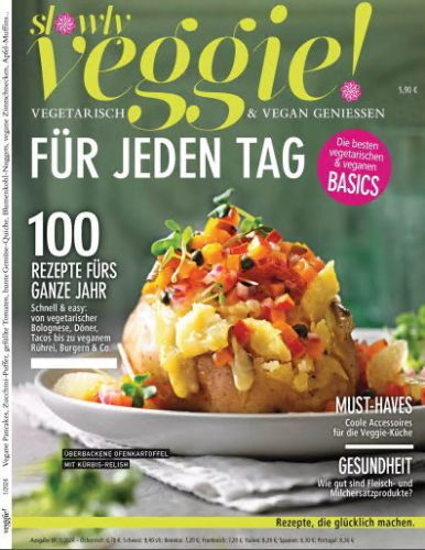 Cover: Slowly Veggie Foodmagazin No 01 2024