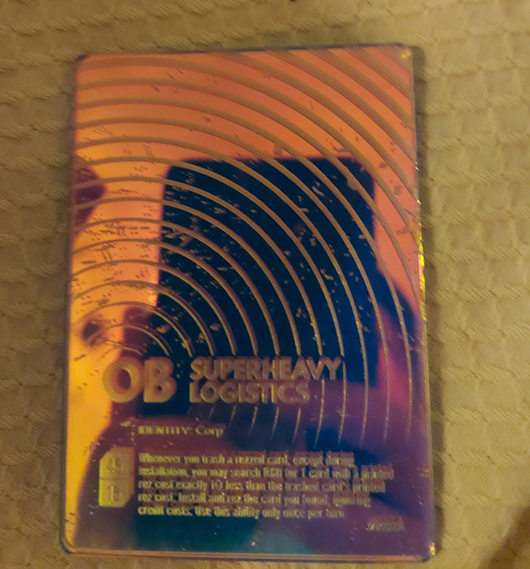 picture of the shiny jakuza ob with a phone reflected