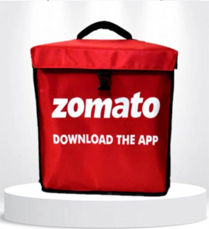 Zomato Bubble Insulated Delivery Bag Customised and Manufactured by Colormann