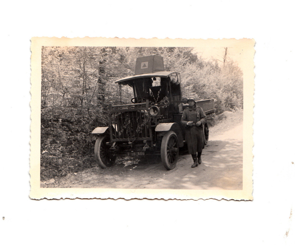 Orig. Foto Frankreich französischer Lastkraftwag