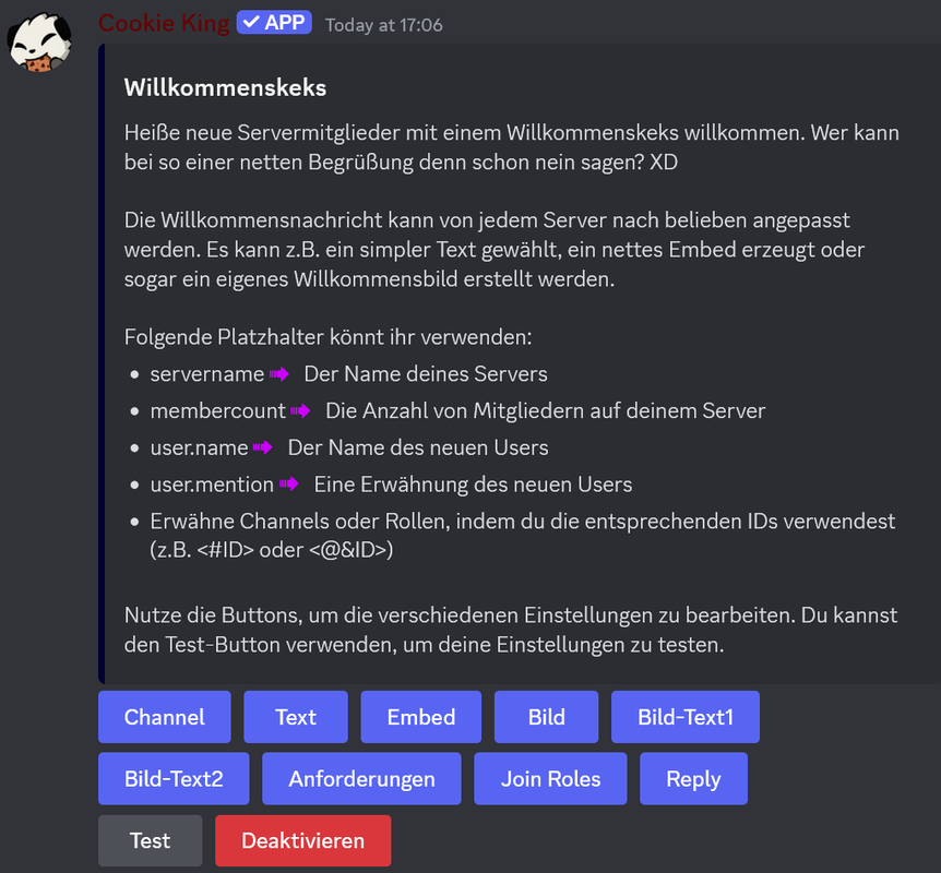 Willkommenskeks