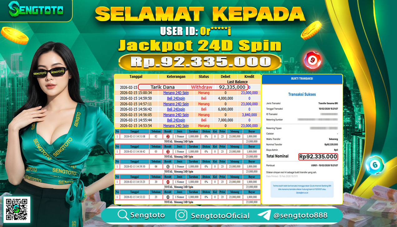 BUKTI PEMBAYARAN LIVEGAME 24D SPIN